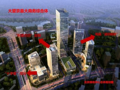 綠地中心260米高鄰阿里巴巴，豪裝覽京城美景，同比銀泰霄8大